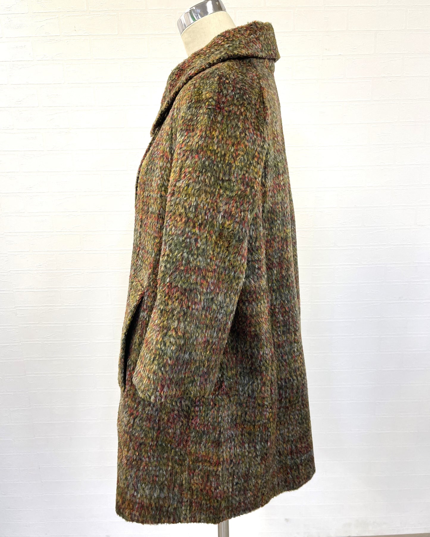 【サンプル】SC018 大人可愛いラグラン袖のウール混ショートコート