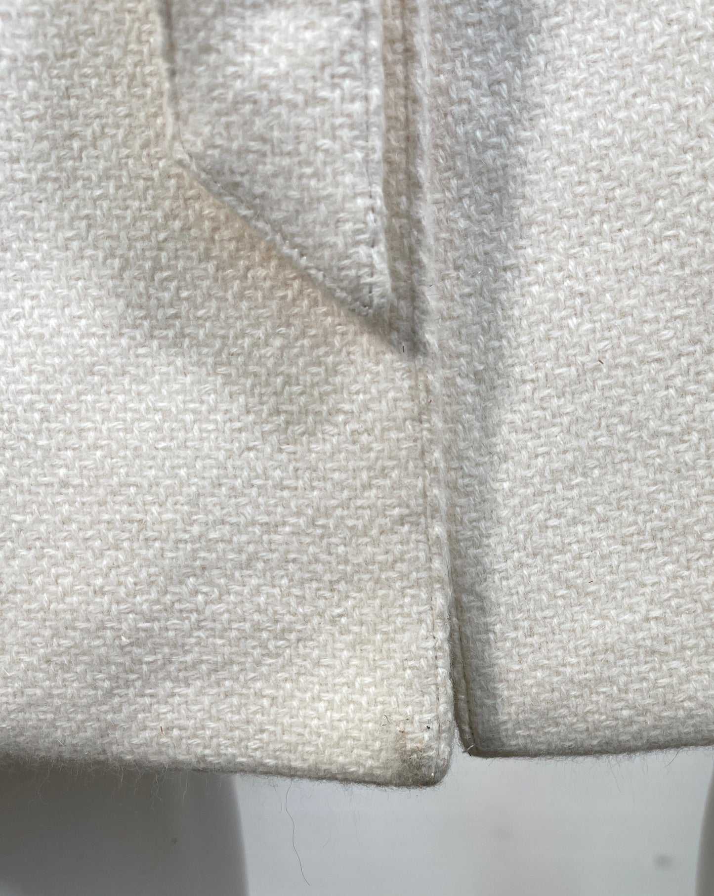 【サンプル】SC001 ウール混ロング丈コート 取外し可能なファー襟付