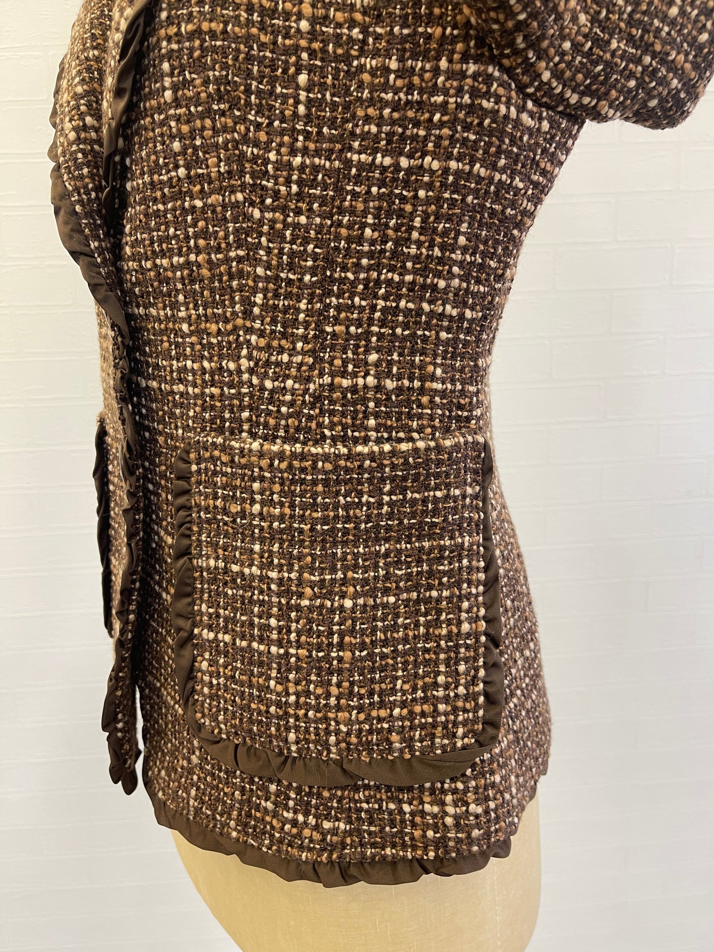 【サンプル】SJ101 ファンシーツイードのお洒落なジャケット