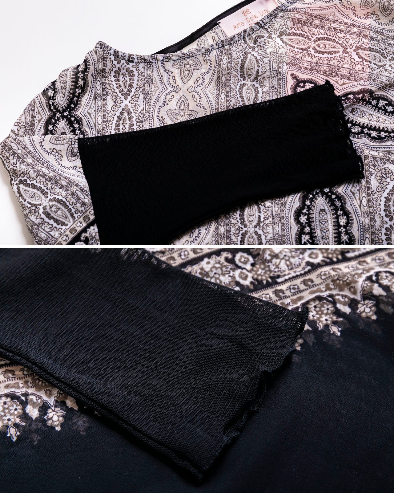 【Made in Italy】スカーフ柄プリント ブラウス&タンクトップ