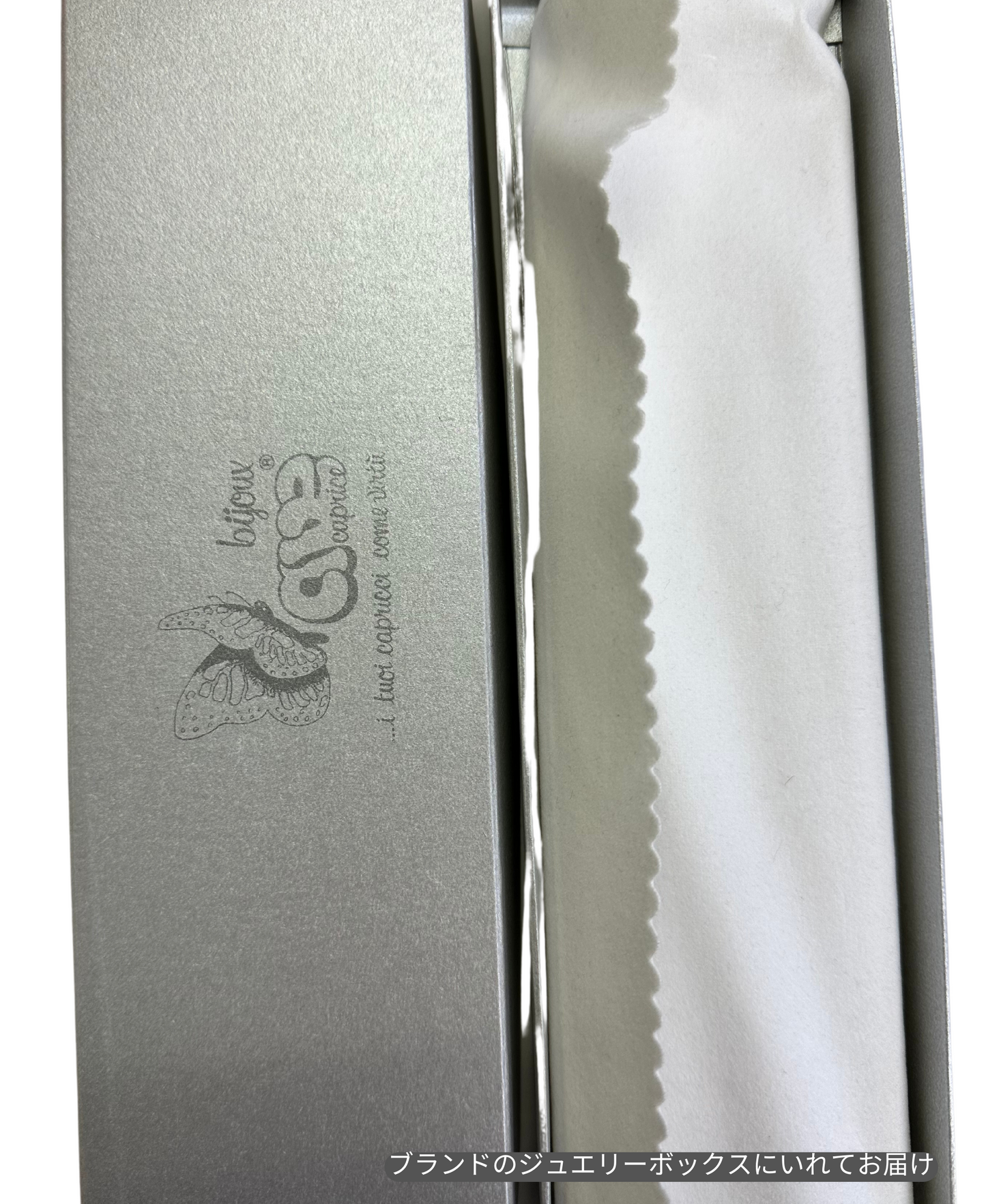 【Made in Italy】 べネチアンガラス・ネックレス・グレー