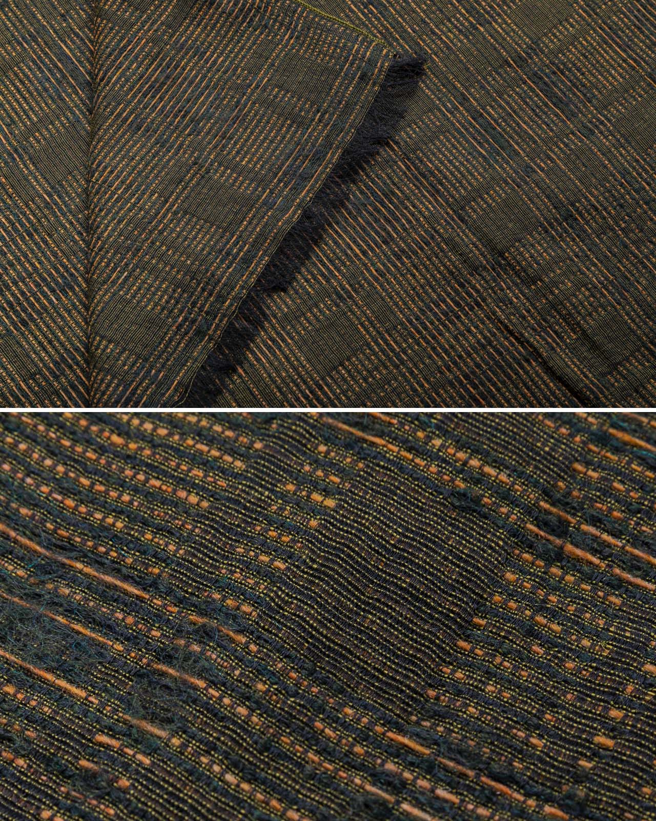 【Made in Italy】ウール混トレンドチェック柄ストール